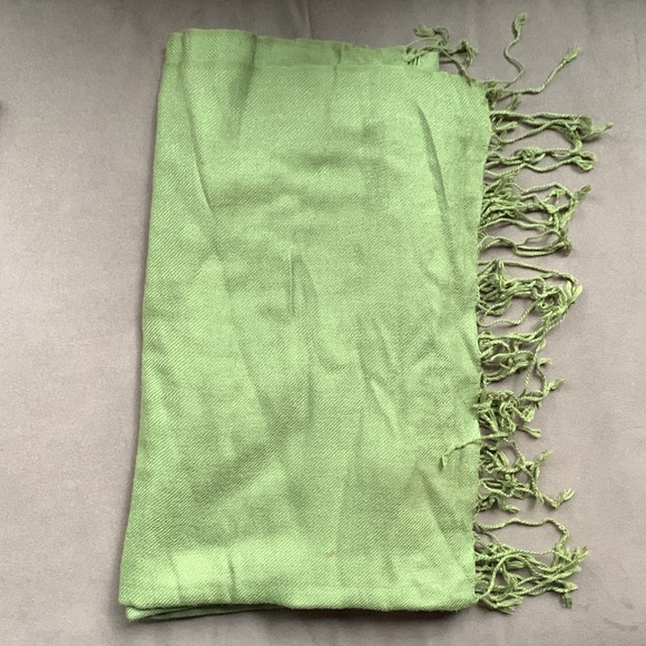 Nordstrom and Nordstrom Rack Scarf Bundle Pashmina Wool Rayon Scarf with Tassels - Picture 2 of 11